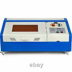Machine de découpe et de gravure au laser CO2 40W 300X200MM, découpe numérique et gravure