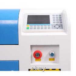 Machine de découpe et de gravure au laser CO2 RECI W2 100W avec refroidisseur CW5200 et contrôleur RUIDA DSP.