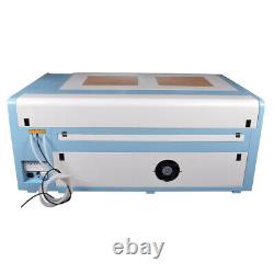 Machine de découpe et de gravure laser 100W 1060 avec guides linéaires et refroidisseur S&A 5000.