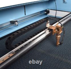 Machine de découpe et de gravure laser CO2 100W 1060 avec guides linéaires X Y et refroidisseur S&A 3000.