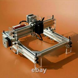 Machine de découpe et de gravure laser électrique mini 500MW 20x17cm Kit d'imprimante de bureau