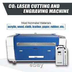 Machine de découpe et de gravure laser hybride RECI 150W CO2 900X1300mm Refroidisseur CW5200