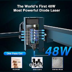Machine de découpe haute précision au laser Longer 44-48W pour le bois et le métal.