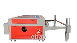 Machine de découpe laser CO2 1610 100W pour tissus, vêtements et rouleaux d'alimentation de vêtements