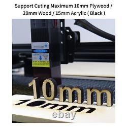 Machine de gravure et de découpe laser 10W Ultra-mince 0,08 mm, mise au point fixe 37x37cm R5O1.