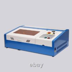 Machine de gravure et de découpe laser 40W CO2 graveur laser 30X20cm avec port USB