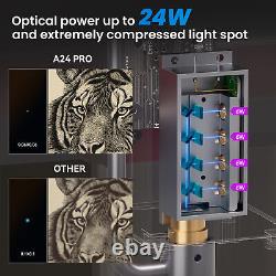 Machine de gravure et de découpe laser ATOMSTACK A24 PRO 24W pour bois acrylique DIY A7U4