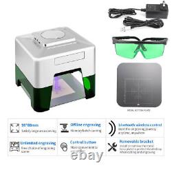 Machine de gravure et de découpe laser CNC Bluetooth 3W Mini DIY avec contrôle d'application