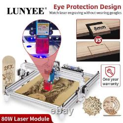 Machine de gravure et de découpe laser DIY CNC de 80W 3040cm Outil de découpe laser du bois