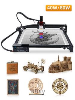 Machine de gravure et découpe laser 40/80W, graveur, coupeur, imprimante et fraiseuse.