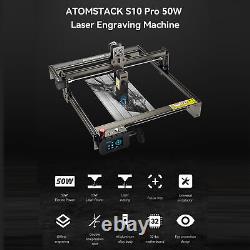 Machine de gravure et découpe laser ATOMSTACK S10 Pro 10W avec effet d'engravure de 150W, graveur B5N7