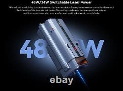 Machine de gravure laser à commutation de puissance 48W avec 24W DIY Laser Gravure Découpe NOUVEAU