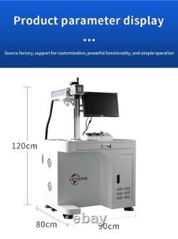 Machine de gravure laser à fibre Raycus 20W pour métaux, fabriquant et découpant 175175mm, FDA CE.