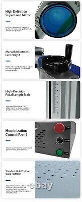 Machine de marquage au laser à fibre MAX 20W pour métal acier graveur or argent coupe FDA CE