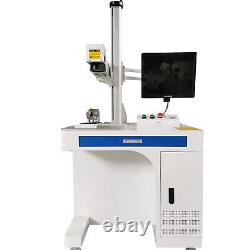 Machine de marquage au laser à fibres RAYCUS 100W avec axe rotatif D80, homologuée FDA CE