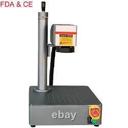 Machine de marquage et de découpe de métal au laser à fibre USB MAX 50W avec carte JCZ EZCAD FEDEX FDA