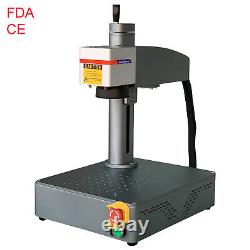 Machine de marquage et de découpe de métal au laser à fibre USB MAX 50W avec carte JCZ EZCAD FEDEX FDA