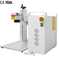 Machine de marquage et de gravure de métaux au laser à fibre Raycus 100W Logo Cut Engrave FDA FEDEX
