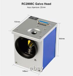 Machine de marquage laser à galvanomètre DAVI D35L RF-CO2 avec tube laser RF de 35W RC2808 de 20mm Ezcad