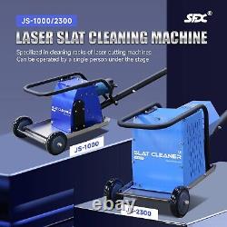 Machine de nettoyage des lattes de lit au laser JS-1000, nettoyeur de scories pour machine de découpe au laser