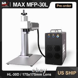 Max 30w Fiber Laser Marquage Machine Gravure Équipement Graveur En Métal Ezcad2