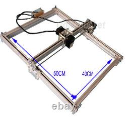 Mini Machine De Gravure Laser 40x50cm Bricolage Logo Coupe 500mw Imprimante De Marquage En Bois