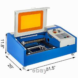 Mise À Niveau 40w Co2 Laser Engraver Cutting Machine Crafts Cutter Usb Interface