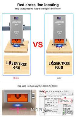 Mise à niveau Module laser 60W LASER TREE K60 pour gravure et découpe au laser