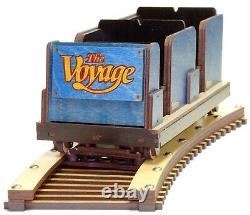 Modèle Détaillé De The Voyage Roller Coaster Train - Track Laser Gravé - Coupe