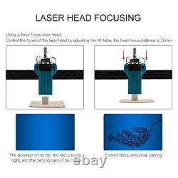 Module De Tête Laser Bleu 40w Pour Machine De Découpe Laser Cnc Cutter À Gravure R6q4