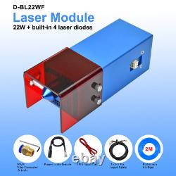 Module de coupe laser 20W pour tête de découpe pour graveur CNC outils de menuiserie