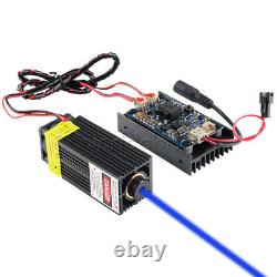 Module de gravure de tête laser 15W avec TTL 450nm Blu-ray Outil de marquage et de découpe du bois