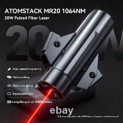 Module laser Atomstack MR20 1064 nm 20W pour le retrait de la rouille, la découpe et la gravure de métaux.