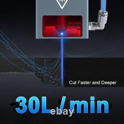 Module laser K30 de 30W avec tête + kit de pompe d'assistance à air pour gravure et découpe laser DIY.