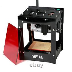 Neje Bl 10w Cnc Gravure Laser De Bois Machine Graveur Contrôle De L'application 445nm