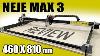 Neje Max 3 Review A40640 Module Laser Diode Gravure Laser Et Coupe Zone De Travail Massive