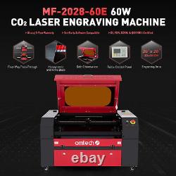 Omtech Mis À Jour 60w 20x28 Laser Graveur Cutter Machine De Gravure