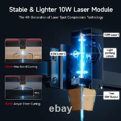 Ortur Laser Master 3 Lu2-10a Machine De Gravure Et De Découpe Laser 20000mm/min 10w