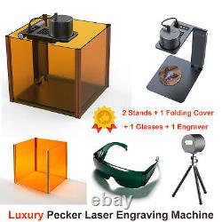 Pecker Mini Laser Graveur Machine Diy Logo Auto Focus Imprimante De Découpe De Gravure