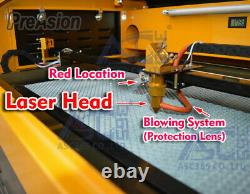 Preasion 60w Co2 Laser Gravure Machine Cutting Red-dot Position Linear Guide