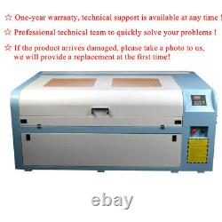 Reci 100w Laser Machine Laser Cutting Gravure Linéaire Guides Rotary 1000600mm