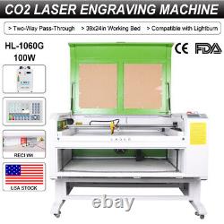 Reci W4 Hl 1060g 100w Co2 Machine De Gravure Au Laser Rdc6445 Cw5200 Chiller