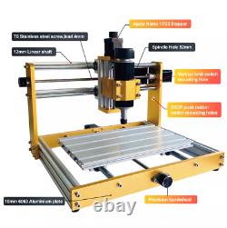 Routeur CNC 3018Pro Machine de gravure laser 80W Machine de découpe à broche 500W