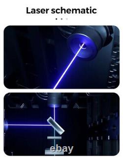 Tête laser TwoTrees 80W pour machine de gravure et découpe laser de bois et acrylique
