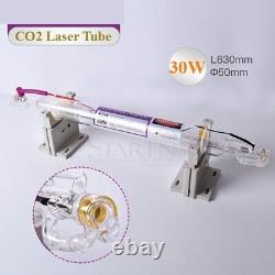 Tube Laser Co2 30w 630mm Dia 50mm Lampe Pour Marquage De Coupe De Gravure Laser Co2