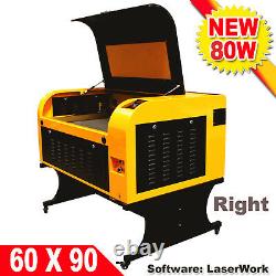 Used 110v 6090 Co2 Laser Gravure Machine Dsp Graveur 80w Tube Laser